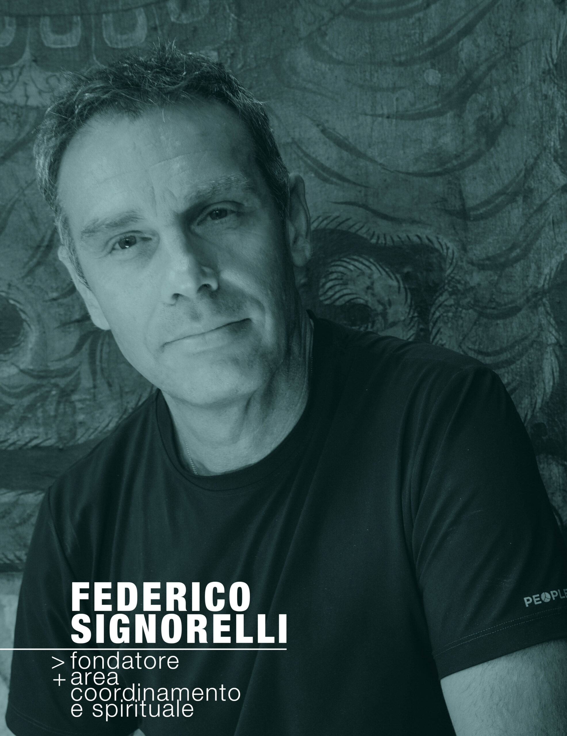 Ritratto di Federico Singnorelli, fondatore e area coordinamento e spirituale