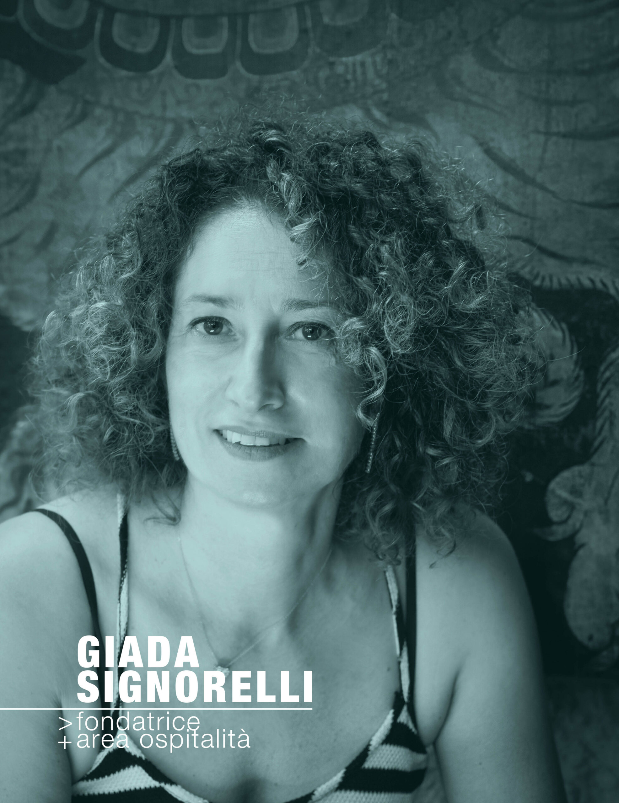 Ritratto di Giada Signorelli, fondatrice e area ospitalità
