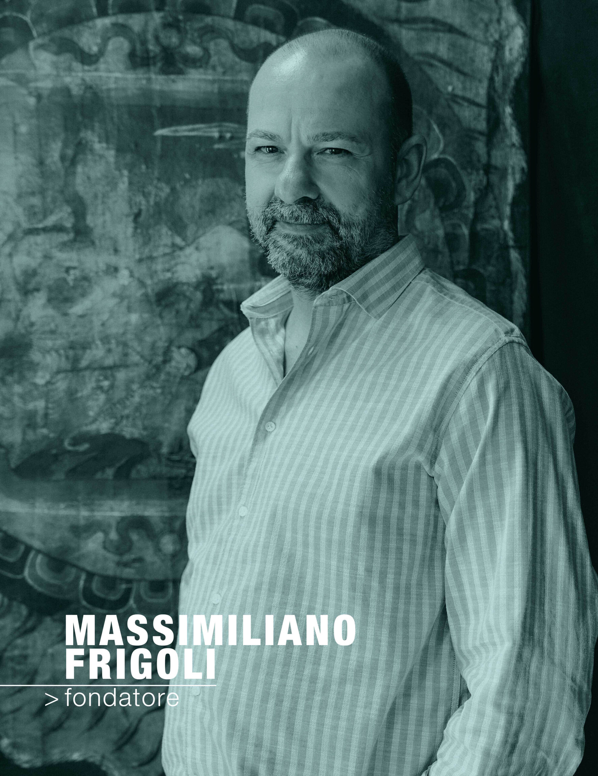 Ritratto di Massimiliano Frigoli, fondatore