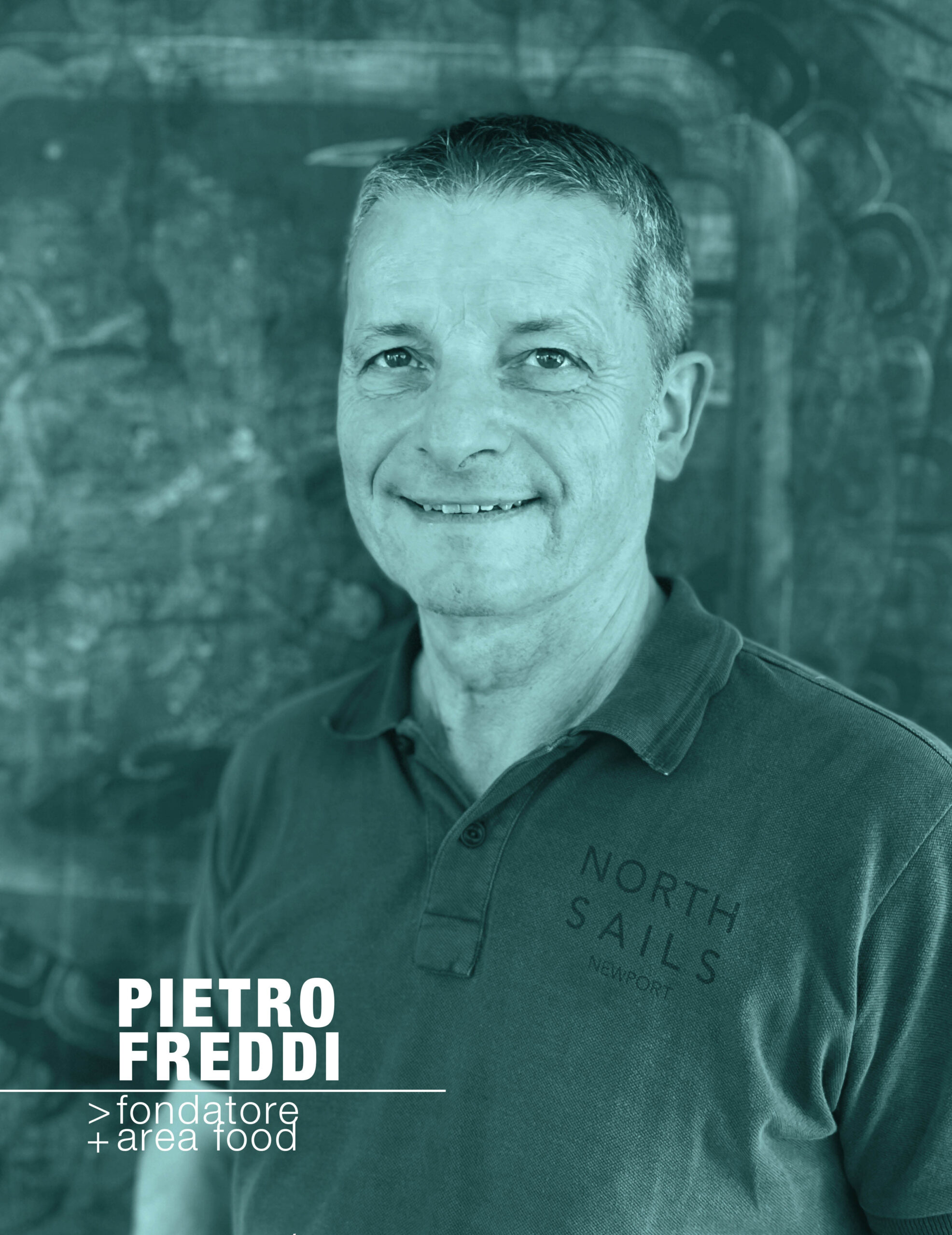 Ritratto di Pietro Freddi, fondatore e area food
