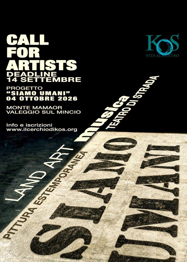 Locandina evento 4 ottobre siamo umani