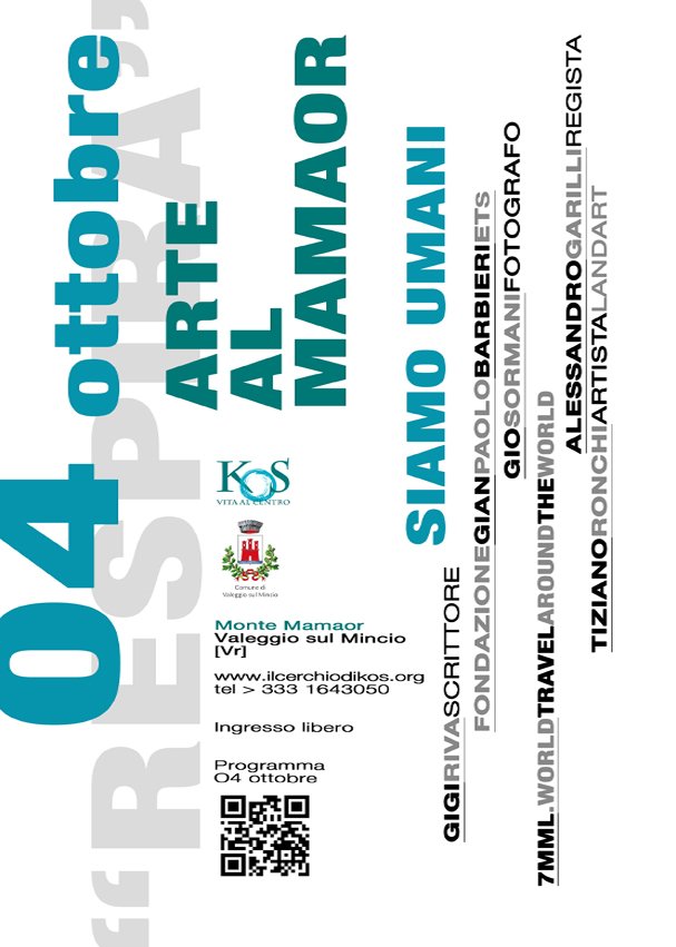 Locandina evento 4 ottobre siamo umani